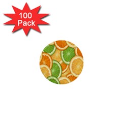 Fruits-orange 1  Mini Buttons (100 Pack) 