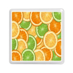 Fruits-orange Memory Card Reader (square) by nateshop