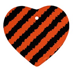 Halloween-background Heart Ornament (two Sides)