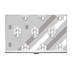 Strip-gray Business Card Holder by nateshop