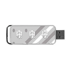 Strip-gray Portable Usb Flash (two Sides) by nateshop