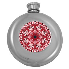 Traditional Cherry Blossom  Round Hip Flask (5 Oz) by Kiyoshi88