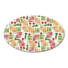 Vegetables Oval Magnet by SychEva