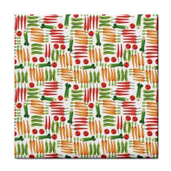 Vegetables Face Towel by SychEva