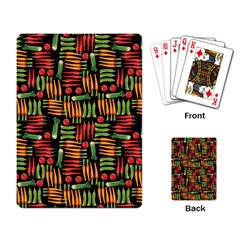 Vegetable Playing Cards Single Design (rectangle)