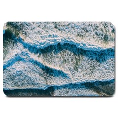 Waves Wave Nature Beach Large Doormat by Salman4z