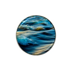 Waves Wave Water Blue Sea Ocean Abstract Hat Clip Ball Marker