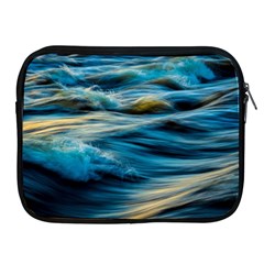 Waves Wave Water Blue Sea Ocean Abstract Apple iPad 2/3/4 Zipper Cases