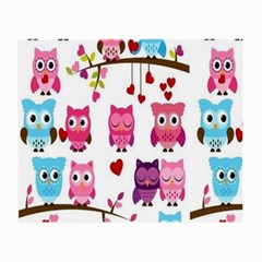 Owl Pattern Small Glasses Cloth (2 Sides)