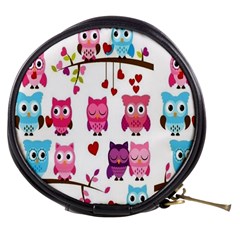 Owl Pattern Mini Makeup Bag