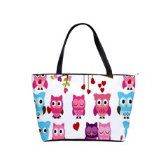 Owl Pattern Classic Shoulder Handbag