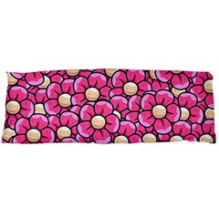 Pattern Scrapbooking Flowers Bloom Decorative Body Pillow Case (dakimakura)