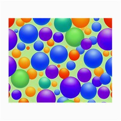 Background Pattern Design Colorful Bubbles Small Glasses Cloth (2 Sides) by Ravend