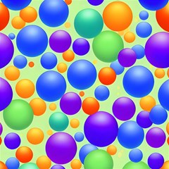 Background Pattern Design Colorful Bubbles Play Mat (rectangle) by Ravend