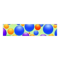 Background Pattern Design Colorful Bubbles Velvet Scrunchie