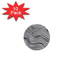 Black And White Cartoon Coloring 1  Mini Buttons (10 Pack)  by Ravend