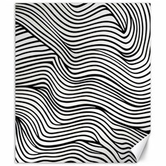 Black And White Cartoon Coloring Canvas 20  X 24  by Ravend