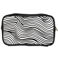 Black And White Cartoon Coloring Toiletries Bag (two Sides)