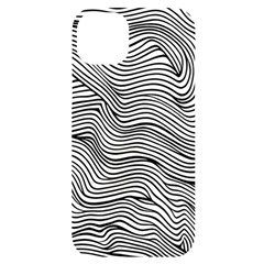 Black And White Cartoon Coloring Iphone 14 Plus Black Uv Print Case by Ravend