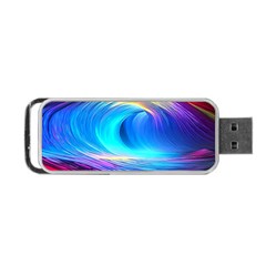 Art Fantasy Painting Colorful Pattern Design Portable Usb Flash (one Side)
