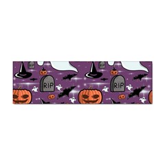 Pumpkin Ghost Witch Hat Halloween Sketch Holiday Sticker Bumper (100 Pack) by Ravend