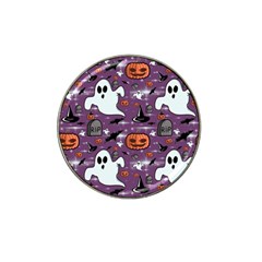 Pumpkin Ghost Witch Hat Halloween Sketch Holiday Hat Clip Ball Marker