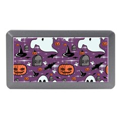 Pumpkin Ghost Witch Hat Halloween Sketch Holiday Memory Card Reader (mini)