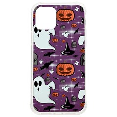 Pumpkin Ghost Witch Hat Halloween Sketch Holiday Iphone 12/12 Pro Tpu Uv Print Case by Ravend