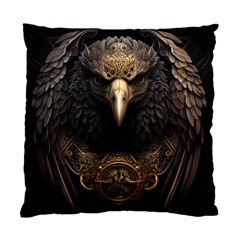 Eagle Ornate Pattern Feather Texture Standard Cushion Case (two Sides) by Ravend