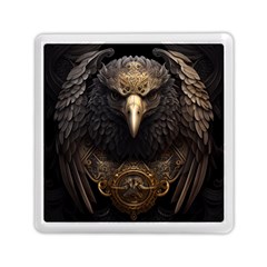 Eagle Ornate Pattern Feather Texture Memory Card Reader (square)