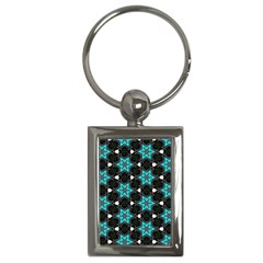 Pattern Design Scrapbooking Colorful Stars Key Chain (Rectangle)