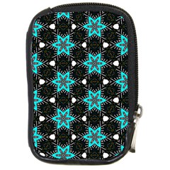 Pattern Design Scrapbooking Colorful Stars Compact Camera Leather Case