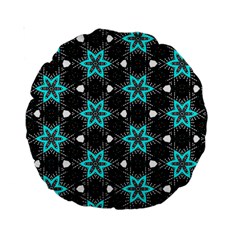 Pattern Design Scrapbooking Colorful Stars Standard 15  Premium Round Cushions