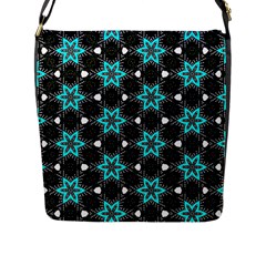 Pattern Design Scrapbooking Colorful Stars Flap Closure Messenger Bag (l)