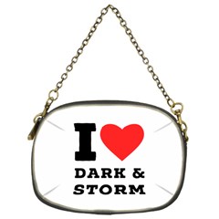 I Love Dark And Storm Chain Purse (one Side) by ilovewhateva