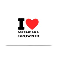 I Love Marijuana Brownie Plate Mats by ilovewhateva