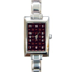 Hot Peppers Rectangle Italian Charm Watch by SychEva