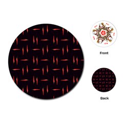 Hot Peppers Playing Cards Single Design (round) by SychEva