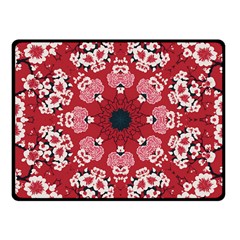 Traditional Cherry Blossom  Fleece Blanket (small) by Kiyoshi88