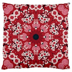 Traditional Cherry Blossom  Standard Premium Plush Fleece Cushion Case (one Side) by Kiyoshi88
