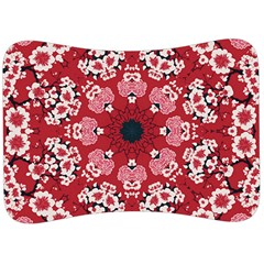 Traditional Cherry Blossom  Velour Seat Head Rest Cushion