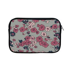 Traditional Cherry Blossom On A Gray Background Apple Ipad Mini Zipper Cases by Kiyoshi88