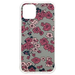 Traditional Cherry Blossom On A Gray Background Iphone 12/12 Pro Tpu Uv Print Case by Kiyoshi88