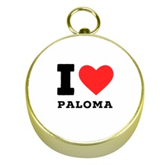 I Love Paloma Gold Compasses by ilovewhateva