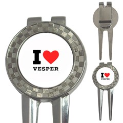 I Love Vesper 3-in-1 Golf Divots by ilovewhateva