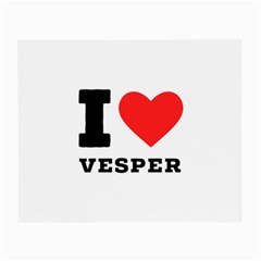 I Love Vesper Small Glasses Cloth by ilovewhateva