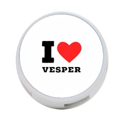 I Love Vesper 4-port Usb Hub (one Side) by ilovewhateva