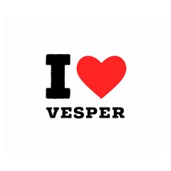 I Love Vesper Two Sides Premium Plush Fleece Blanket (small) by ilovewhateva