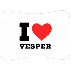 I Love Vesper Velour Seat Head Rest Cushion by ilovewhateva