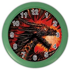 Dragon Color Wall Clock